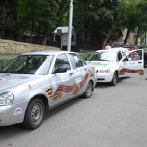 Пятигорск встречал участников автопробега «Дорогами побед»