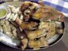 Бараньи ножки и голова с галушками